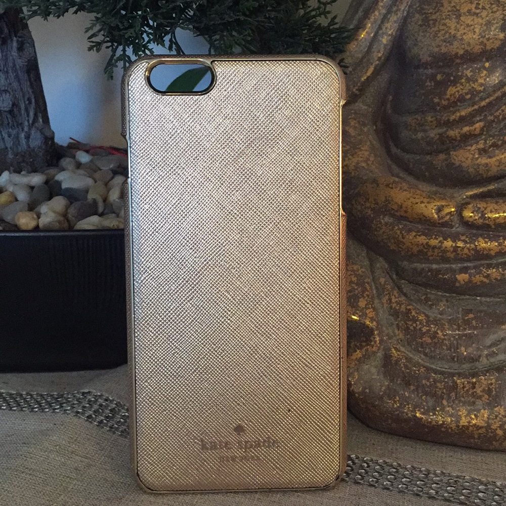 Kate Spade IPhone Plus Rose Gold case